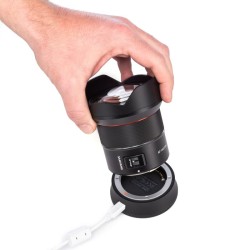 Samyang Lens Station -päivitysasema Canon RF -automaattitarkennusobjektiiveille, musta