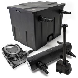 Lampisuodatinsetti CBF 350 12000 l CUV 218 UVC selkeytin 18 W NEO 10000 pumppu 10000 l h HJ 943 800 l h