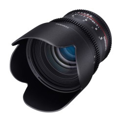 Samyang 50 mm T1,5 Video-objektiivi Canon EF, manuaalinen tarkennus, musta