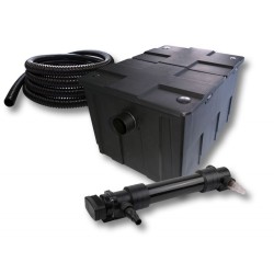 SunSun lampisuodatinsetti CBF-550 60 000 l, CUV-636 UVC-puhdistin 36 W ja 5 m letku 25 mm