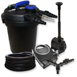 SunSun Lampisetti CPF 250 painesuodatin 10000 l 11W UVC CTF 8000 pumppu 8000 l h HJ 943 25m letku 25 mm