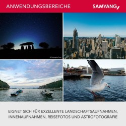 Samyang AF 18mm F2.8 FE superlaajakulmaobjektiivi ja Lens Station, Sony E-mount