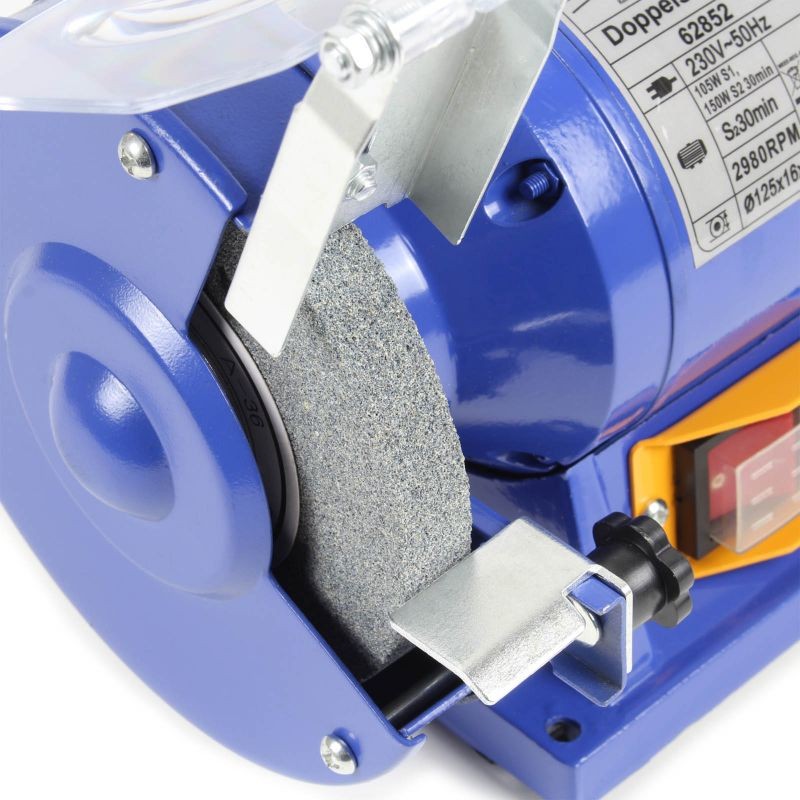 Pöytahioja 150 W, 2x Ø 125 mm, 2950 rpm, karkea- ja hienohionta