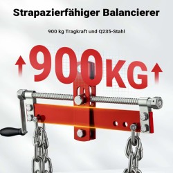 Kuorman tasaaja ja positionaattori työpajannosturille 900 kg