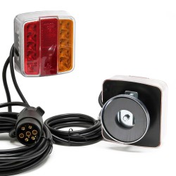 LED takavalot peräkärryyn 7 napainen 12V magneettikiinnitys E11 10 m kaapeli