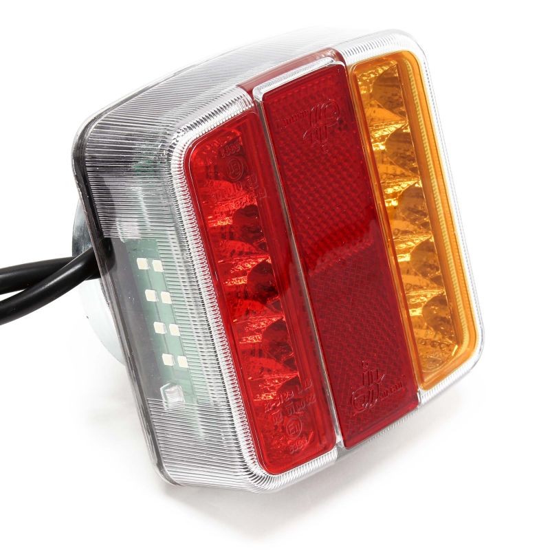 LED-takavalot peräkärryyn, 7-napainen, 12V, magneettikiinnitys, E11, 10 m kaapeli