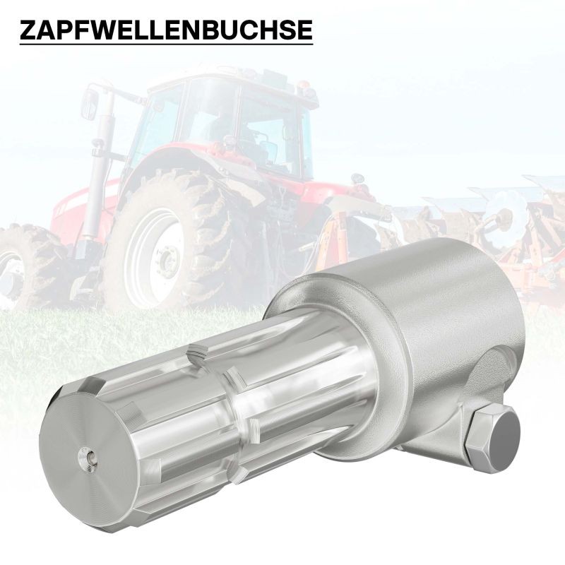 Voimanottoakselin adapteriholkki PTO 175 mm, 20 uraa, ulosakseli 8-32x38x6, traktori
