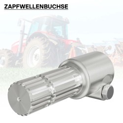 PTO-adapteriholkki 175 mm, 8-32x38x6 ja Z20 traktoriin