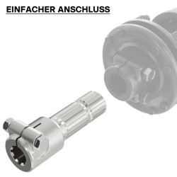 PTO-adapteriholkki 175 mm, 8-32x38x6 ja Z20 traktoriin