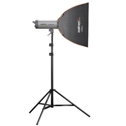 Walimex pro Softbox PLUS Orange Line 60 x 60 cm neliönmuotoinen kenno grid maskit ja kuljetuslaukku