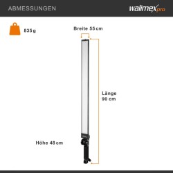 Walimex pro LED Strip Light Slim 300 Daylight 30 W LED-valotanko studio- ja videokuvaamiseen