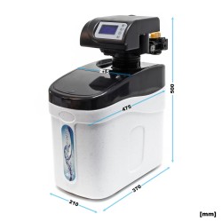 SOFT C1 Täisautomaattinen vedenpehmentin 500 l h ioninvaihto 10 kg suolasäiliö