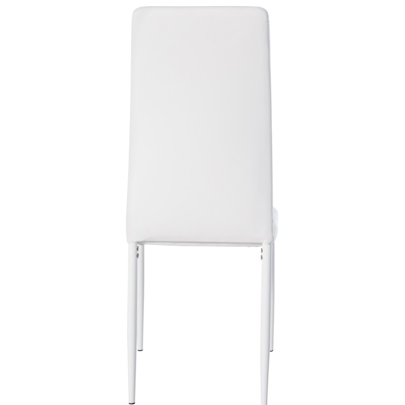 Savino moderni pehmustettu ruokapöydän tuoli, keinonahka tai sametti