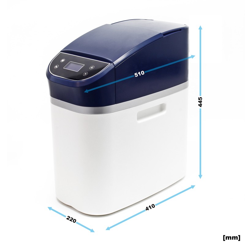 SOFT-R1 Automaattinen vedenpehmitin 500 l/h, ioninvaihto, suolasäiliö 10 kg