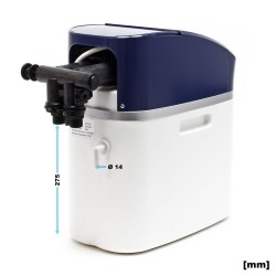 SOFT-R1 Automaattinen vedenpehmitin 500 l/h, ioninvaihto, suolasäiliö 10 kg