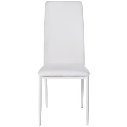 Savino moderni pehmustettu ruokapöydän tuoli, keinonahka tai sametti