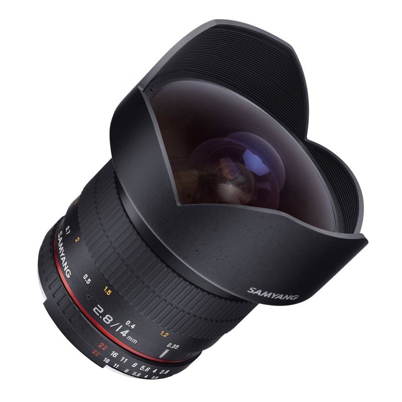 Samyang MF 14mm f/2.8 laajakulmaobjektiivi Canon EF AE