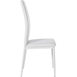 Savino moderni pehmustettu ruokapöydän tuoli, keinonahka tai sametti