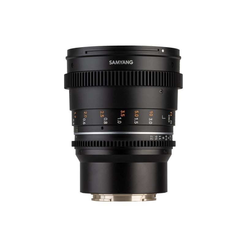 Samyang MF 50mm T1,5 VDSLR MK2 Cine- ja video-objektiivi, Sony E-kiinnitys, täyskennoinen ja APS-C