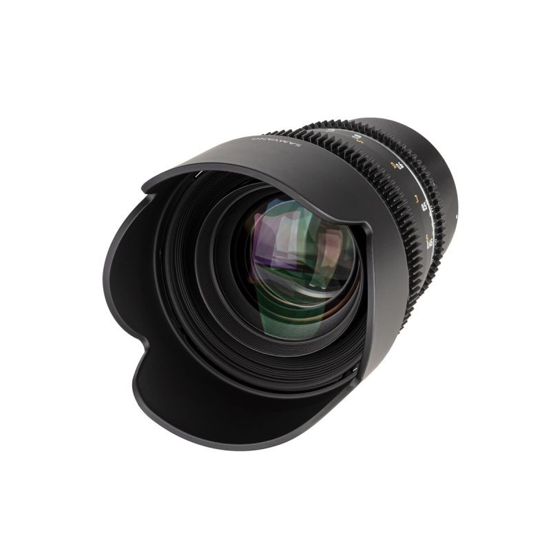 Samyang MF 50mm T1,5 VDSLR MK2 Cine- ja video-objektiivi, Sony E-kiinnitys, täyskennoinen ja APS-C