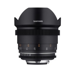Samyang MF 14mm T3,1 VDSLR MK2 laajakulmaobjektiivi Nikon F, täyskenno, sääsuojattu