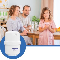 Naturewater 3 G vesisäiliö käänteisosmoosijärjestelmään, 11,35 l, valkoinen, butyylikumi