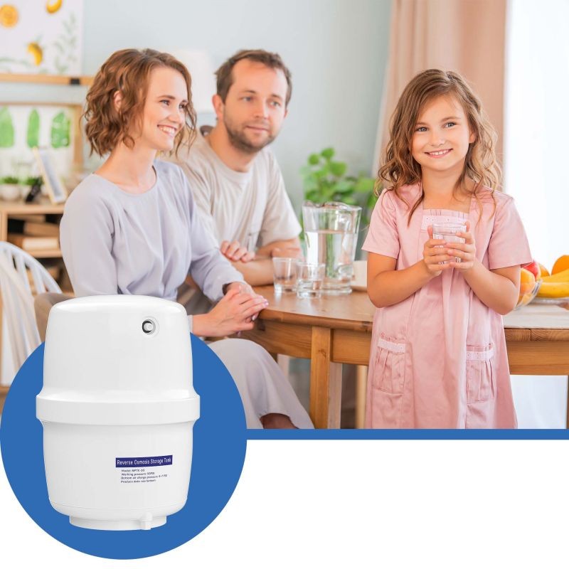 Naturewater 3 G vesisäiliö käänteisosmoosijärjestelmään, 11,35 l, valkoinen, butyylikumi