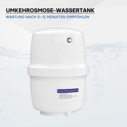 Naturewater 3 G vesisäiliö käänteisosmoosijärjestelmään, 11,35 l, valkoinen, butyylikumi