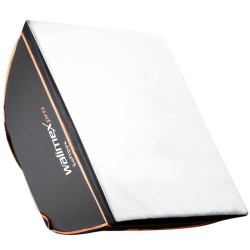 Walimex pro Softbox Orange Line 90 x 90 cm musta 360 käännettävä sisältää diffuusorit ja kuljetuslaukun
