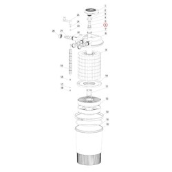 SunSun CPF 30000 kvartsilasi painesuodattimeen 12 000 l h