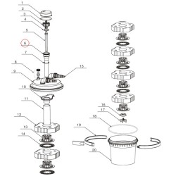 SunSun CPF-280 kvartsiputki painesuodattimeen, 11 W, 9000 l/h