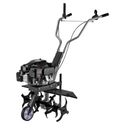 Bensiinikäyttöinen puutarhajyrsin työleveys 60 cm 144 ccm 6 terää Euro 5