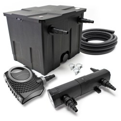 SunSun lampisuodatinsetti CBF 350 12000 l NEO 10000 pumppu 10000 l h CUV 224 kirkastin 24W 10m letku