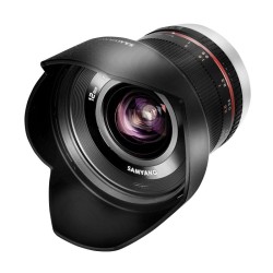 Samyang 12mm F2.0 Laajakulmaobjektiivi Canon EF-M APS-C, manuaalinen tarkennus, musta