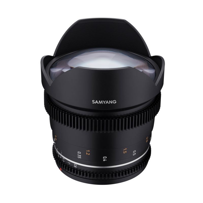 Samyang MF 14mm T3,1 VDSLR MK2 laajakulmainen videolinssi Canon EF