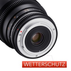 Samyang MF 14mm T3,1 VDSLR MK2 laajakulmainen videolinssi Canon EF