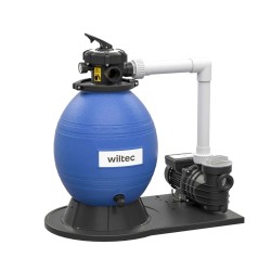 Hiekkasuodatinjärjestelmä uima altaalle 550 W 38 l suodatinsäiliö ja itseimevä pumppu 18 000 l h