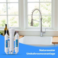 Naturewater NW-3RO-190 3-vaiheinen käänösmoosijärjestelmä juomavedelle 190 l/vrk