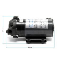 Paineenkohotuspumppu käänteisosmoosijärjestelmään 100 GPD (350 l/vrk), 35 W, 2 bar - 5 bar
