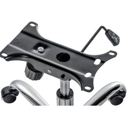 Säädettävä toimistotuolin runko pyörillä ja keinumekanismilla