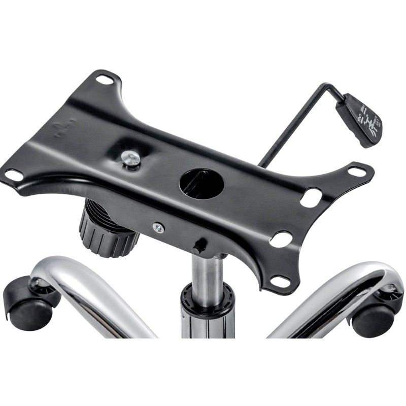 Säädettävä toimistotuolin runko pyörillä ja keinumekanismilla