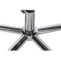 Säädettävä toimistotuolin runko pyörillä ja keinumekanismilla