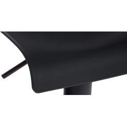 Moderni säädettävä baarijakkara kääntyvällä istuimella ja selkänojalla