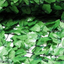 Lehtikuvioinen näkösuojaverkko, vihreä, 300 x 100 cm