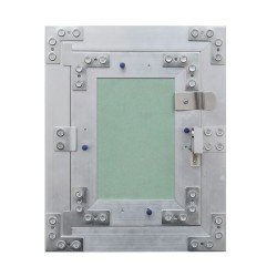Tarkastusluukku 40 x 40 cm, alumiinikehys, 12,5 mm kipsilevyupotus