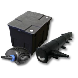 SunSun lampisuodatinsetti CBF-350 12000 l, CTF-6000 SuperECO-pumppu 6000 l/h ja CUV-272 UVC-selkeytin 72 W