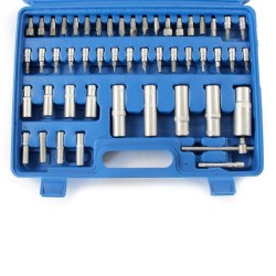 Hylsysarja 108 kpl, hiiliteräs, 12,5 mm ja 6,3 mm, sininen