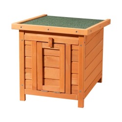 Pieneläinmökki kuusipuuta 420 x 515 x 430 mm, bitumikatto, avattava katto