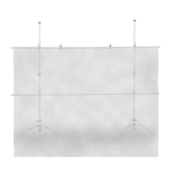 Walimex valonhajotinkangas 300x300 cm valkoinen