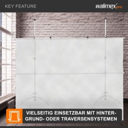 Walimex valonhajotinkangas 300x300 cm valkoinen